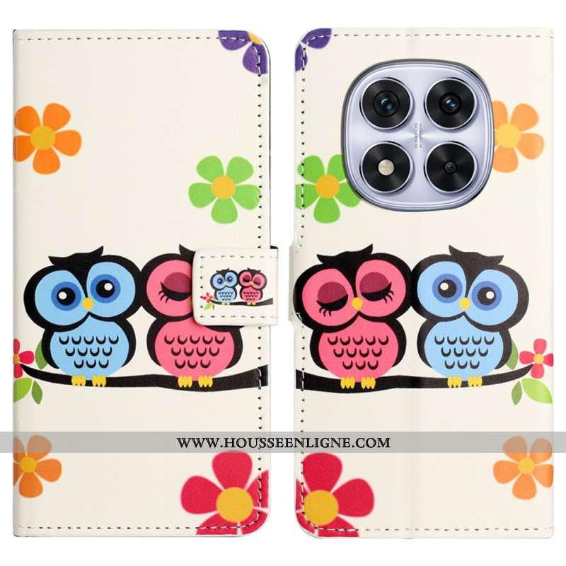 Housse Xiaomi Redmi Note 14 Pro Plus 5G / 14 Pro 5G / Poco X7 Couple de Hiboux