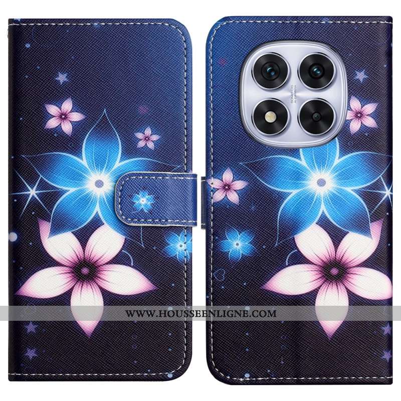 Housse Xiaomi Redmi Note 14 Pro Plus 5G / 14 Pro 5G / Poco X7 Fleur Lunaires