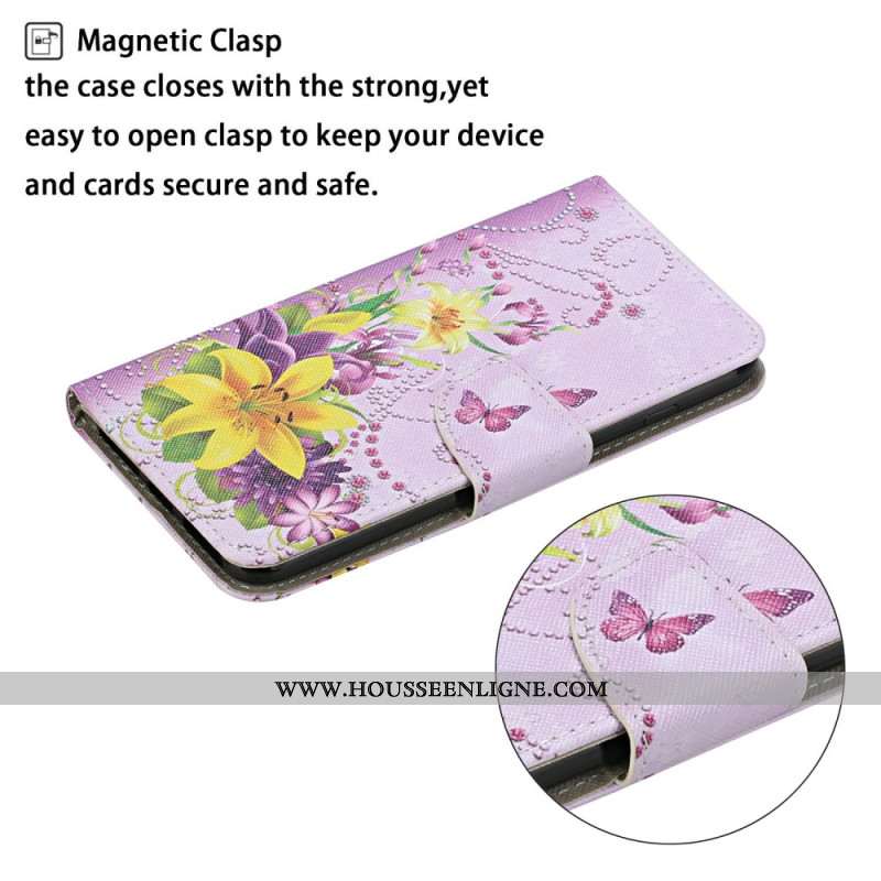 Housse Xiaomi Redmi Note 14 Pro Plus 5G / 14 Pro 5G / Poco X7 Fleurs Jaunes