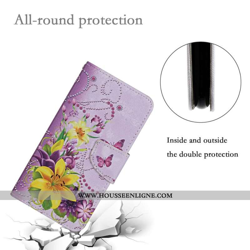 Housse Xiaomi Redmi Note 14 Pro Plus 5G / 14 Pro 5G / Poco X7 Fleurs Jaunes