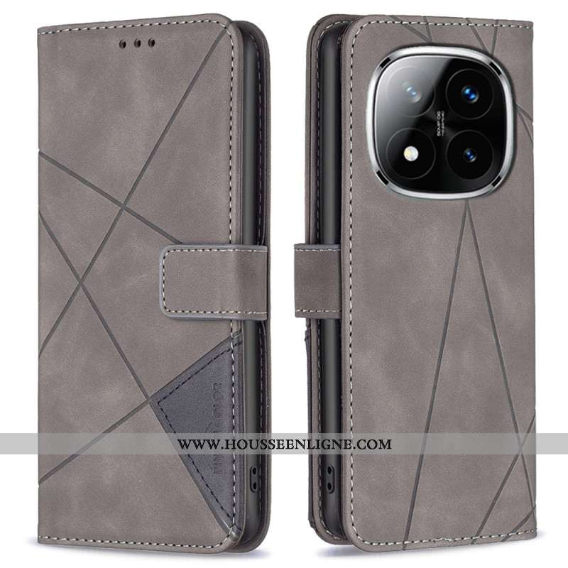 Housse Xiaomi Redmi Note 14 Pro Plus 5G / 14 Pro 5G / Poco X7 Géométrique BINFEN COLOR