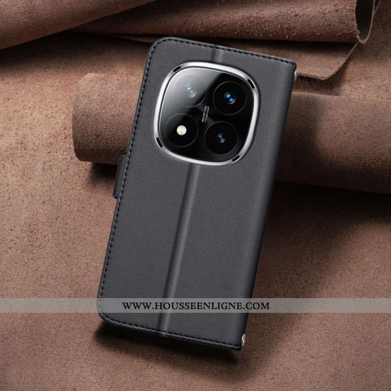 Housse Xiaomi Redmi Note 14 Pro Plus 5G / 14 Pro 5G / Poco X7 Matelassée Premium à Lanière