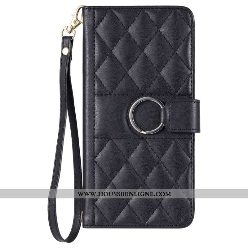 Housse Xiaomi Redmi Note 14 Pro Plus 5G / 14 Pro 5G / Poco X7 Matelassée avec Lanière et Bandoulière