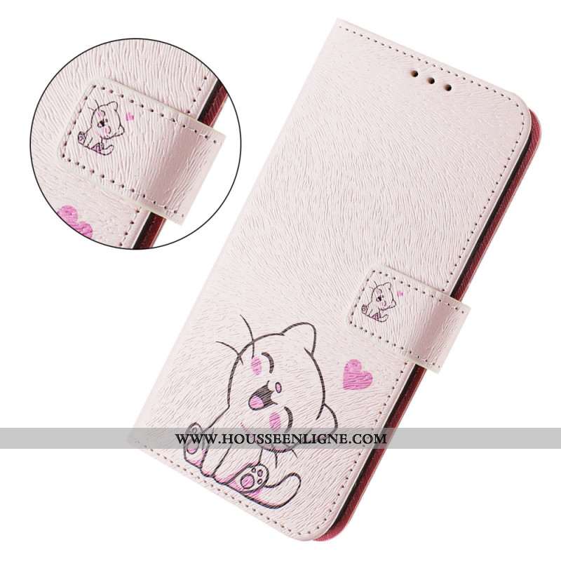 Housse Xiaomi Redmi Note 14 Pro Plus 5G / 14 Pro 5G / Poco X7 Motif Chat mignon