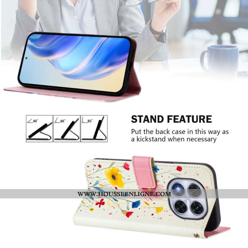 Housse Xiaomi Redmi Note 14 Pro Plus 5G / 14 Pro 5G / Poco X7 Motif Flora