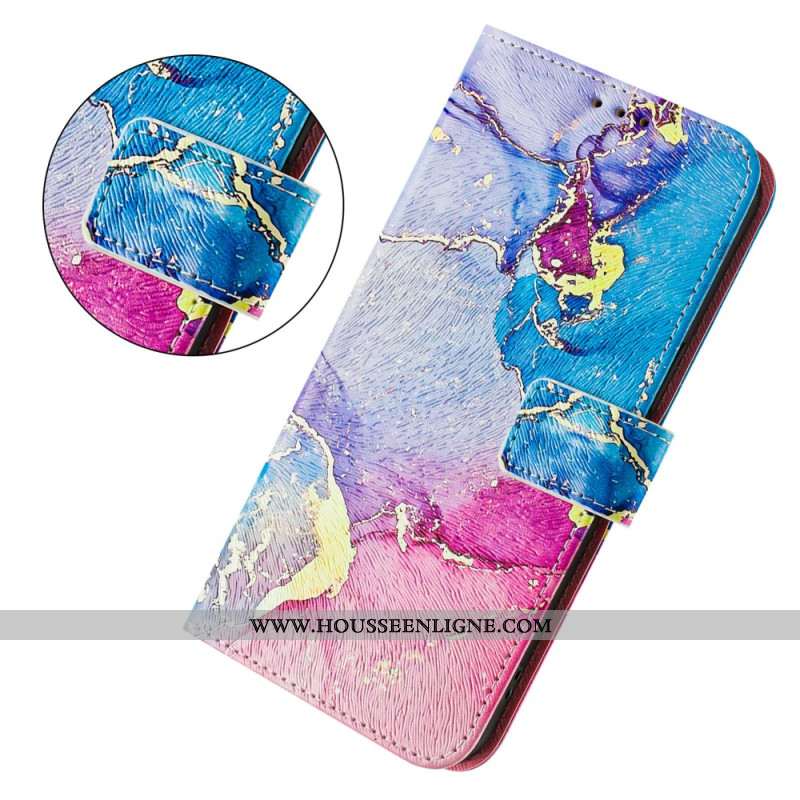 Housse Xiaomi Redmi Note 14 Pro Plus 5G / 14 Pro 5G / Poco X7 Motif Marbre Multicolore