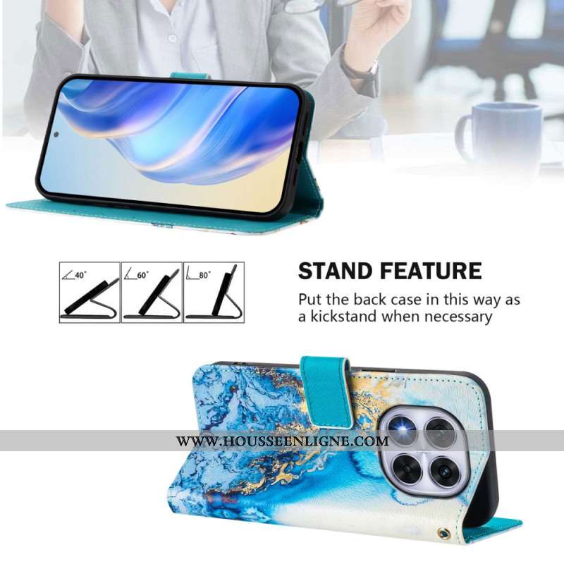 Housse Xiaomi Redmi Note 14 Pro Plus 5G / 14 Pro 5G / Poco X7 Motif Marbre Océanique