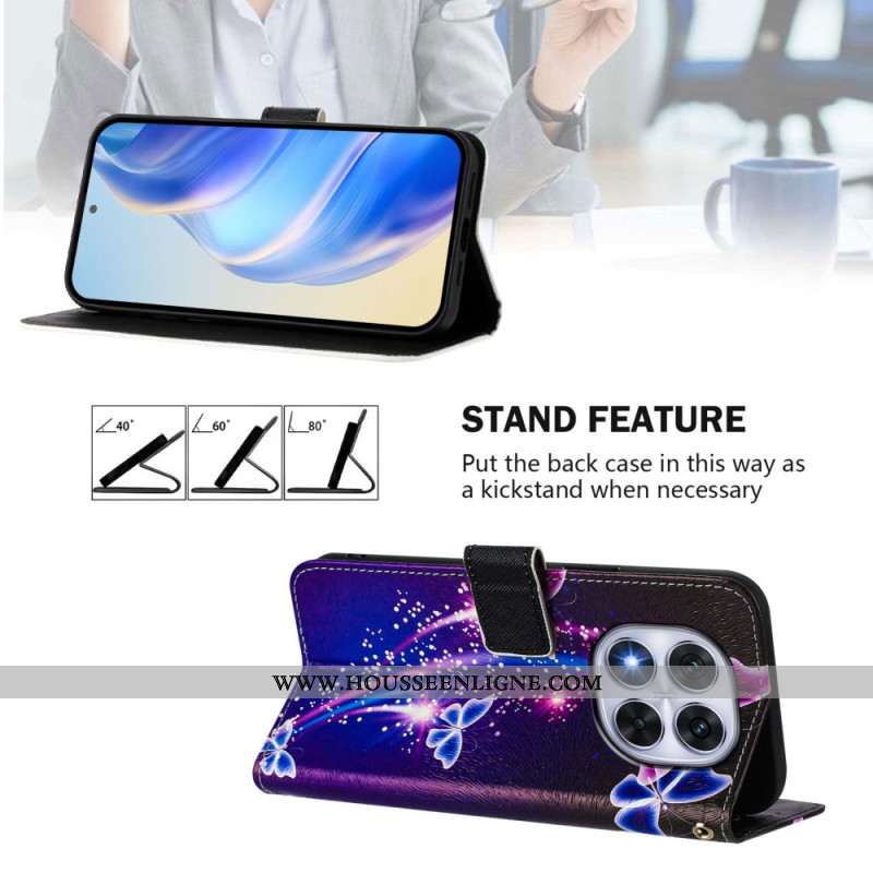 Housse Xiaomi Redmi Note 14 Pro Plus 5G / 14 Pro 5G / Poco X7 Motif Papillons Festifs