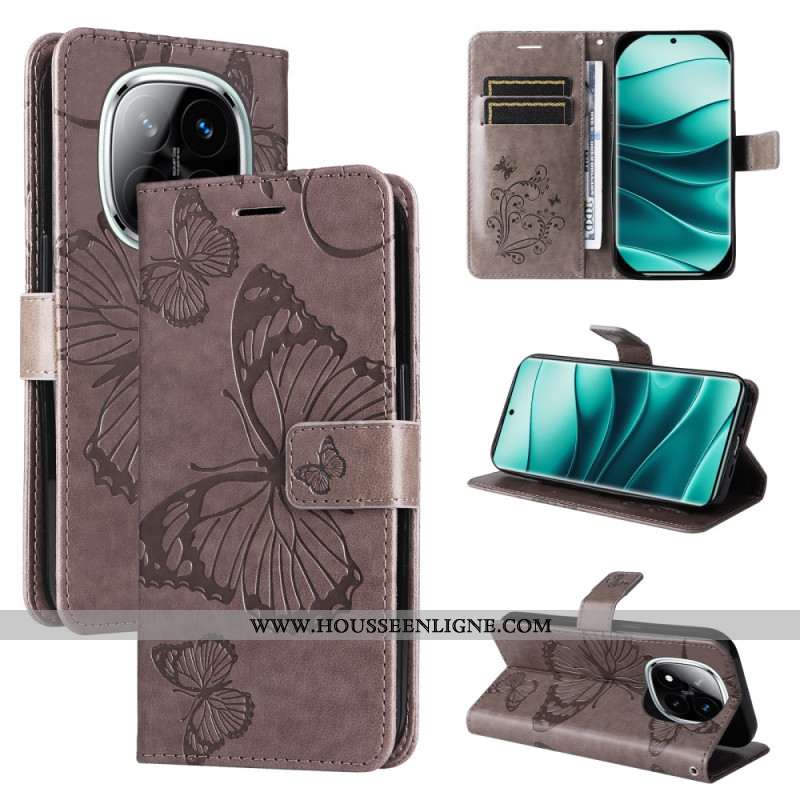 Housse Xiaomi Redmi Note 14 Pro Plus 5G / 14 Pro 5G / Poco X7 Papillons Géants