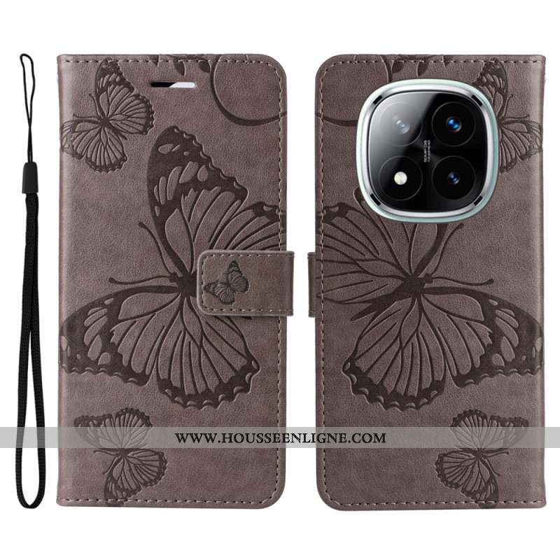 Housse Xiaomi Redmi Note 14 Pro Plus 5G / 14 Pro 5G / Poco X7 Papillons Géants