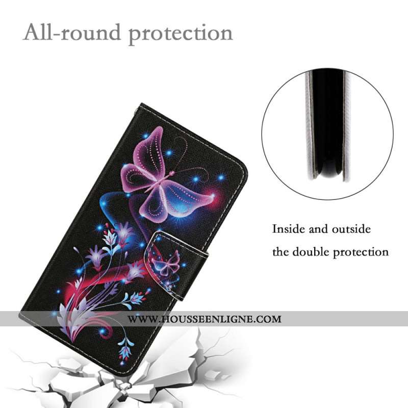 Housse Xiaomi Redmi Note 14 Pro Plus 5G / 14 Pro 5G / Poco X7 Papillons lumineux