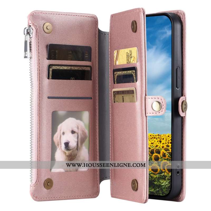 Housse Xiaomi Redmi Note 14 Pro Plus 5G / 14 Pro 5G / Poco X7 Portefeuille et Lanière