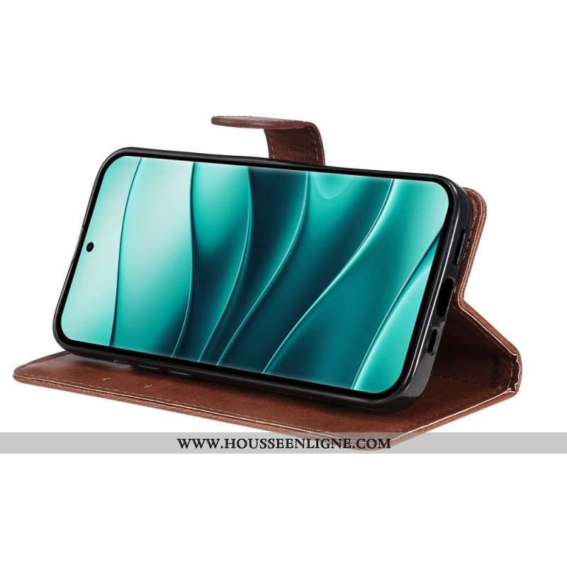 Housse Xiaomi Redmi Note 14 Pro Plus 5G / 14 Pro 5G / Poco X7 Simili Cuir Uni