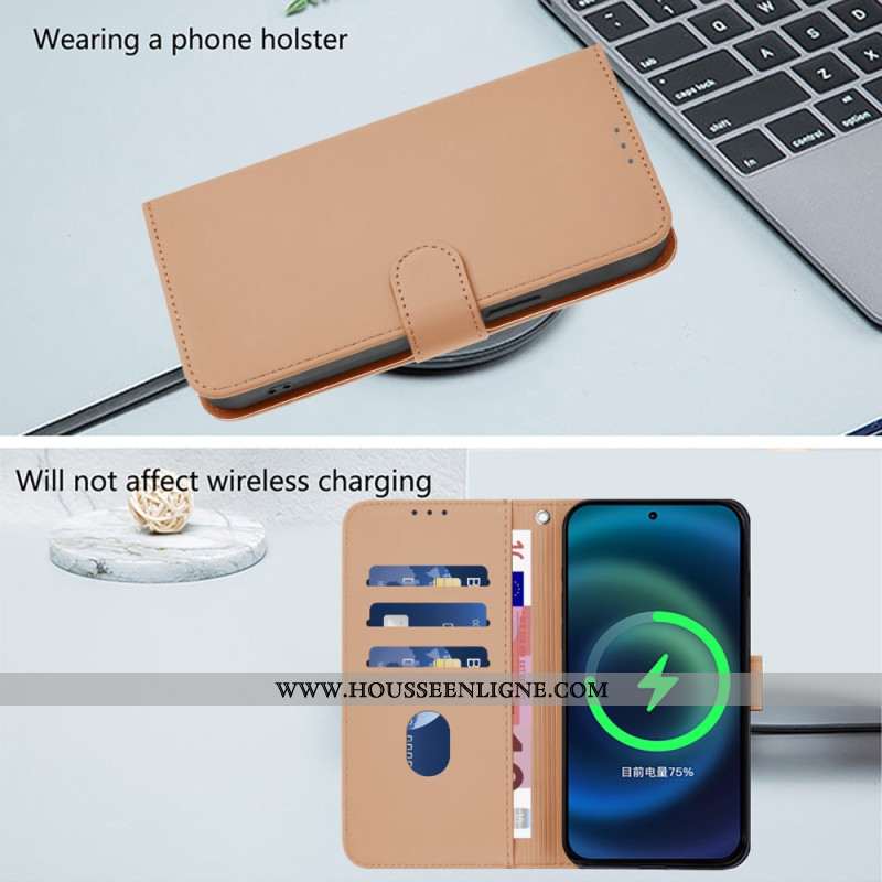 Housse Xiaomi Redmi Note 14 Pro Plus 5G / 14 Pro 5G / Poco X7 Style Cuir Uni