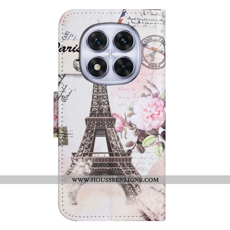 Housse Xiaomi Redmi Note 14 Pro Plus 5G / 14 Pro 5G / Poco X7 Tour Eiffel Vintage