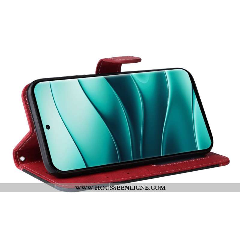 Housse Xiaomi Redmi Note 14 Pro Plus 5G / 14 Pro 5G / Poco X7 Tricolore à Lanière