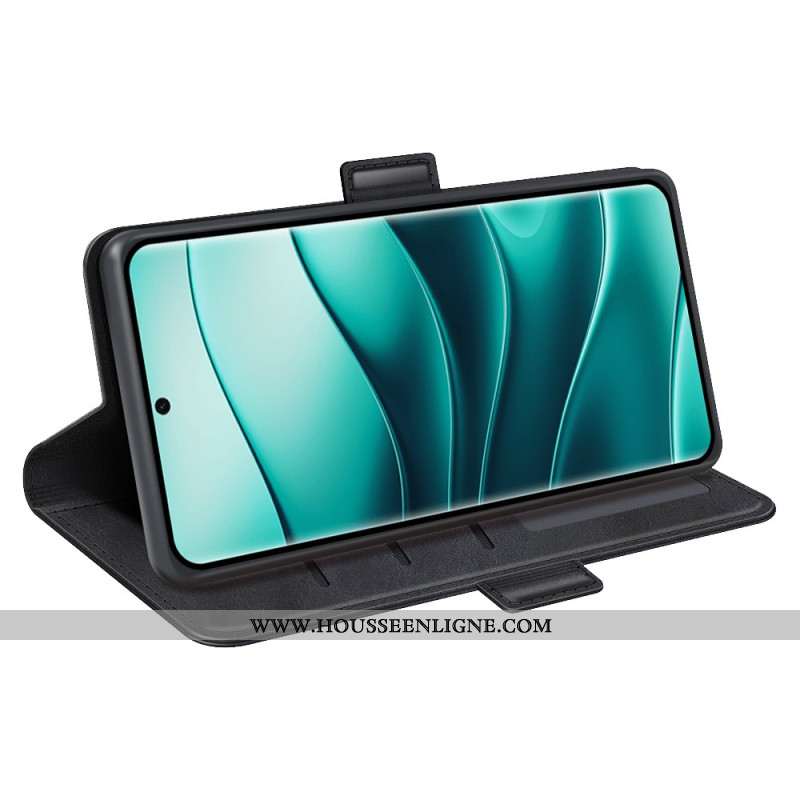 Housse Xiaomi Redmi Note 14 Pro Plus 5G Double Fermoir