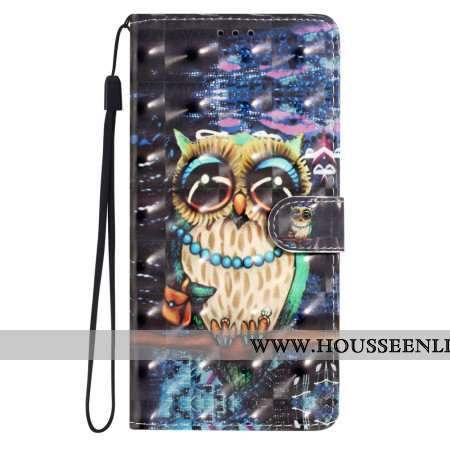 Housse Xiaomi Redmi Note 14 Pro Plus 5G Hibou 3D
