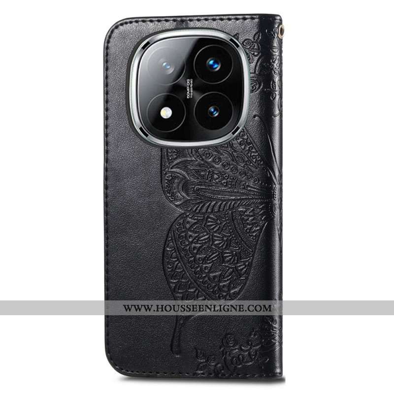 Housse Xiaomi Redmi Note 14 Pro Plus 5G Papillon Baroque