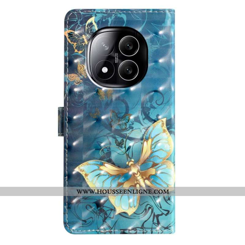 Housse Xiaomi Redmi Note 14 Pro Plus 5G Papillons 3D