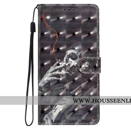 Housse Xiaomi Redmi Note 14 Pro Plus 5G Squelette Fumeur 3D