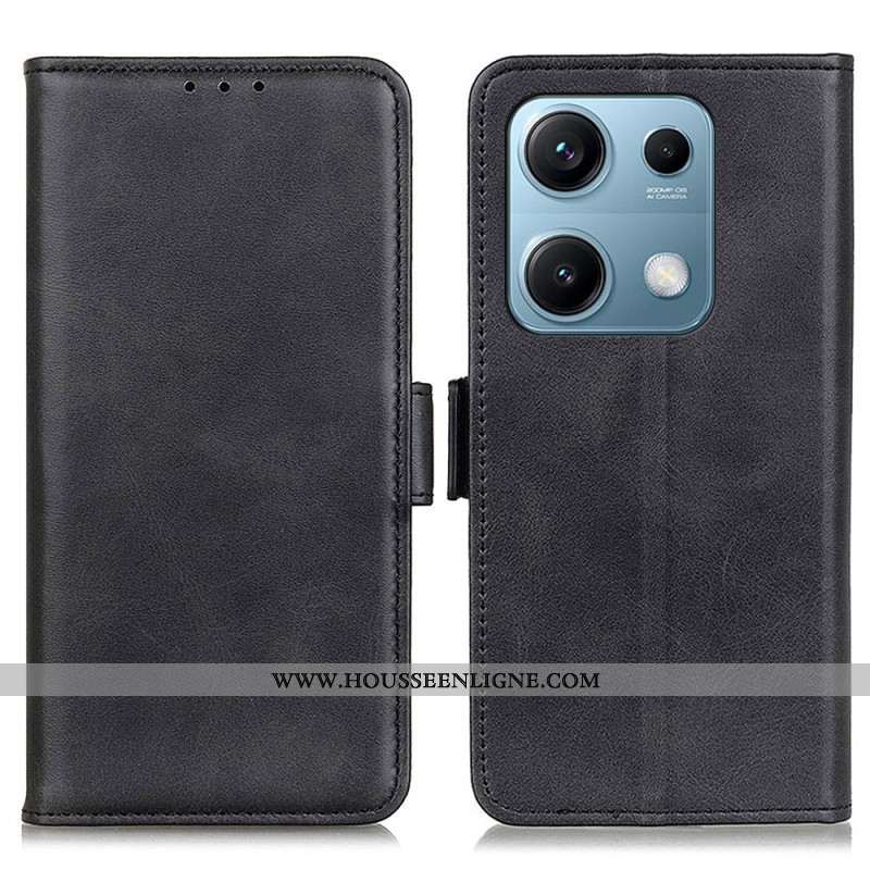 Housse Xiaomi Redmi Note 14S Double Fermoir