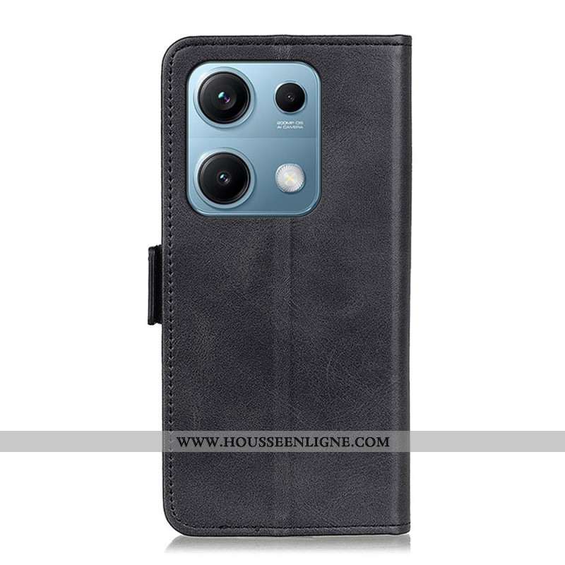 Housse Xiaomi Redmi Note 14S Double Fermoir