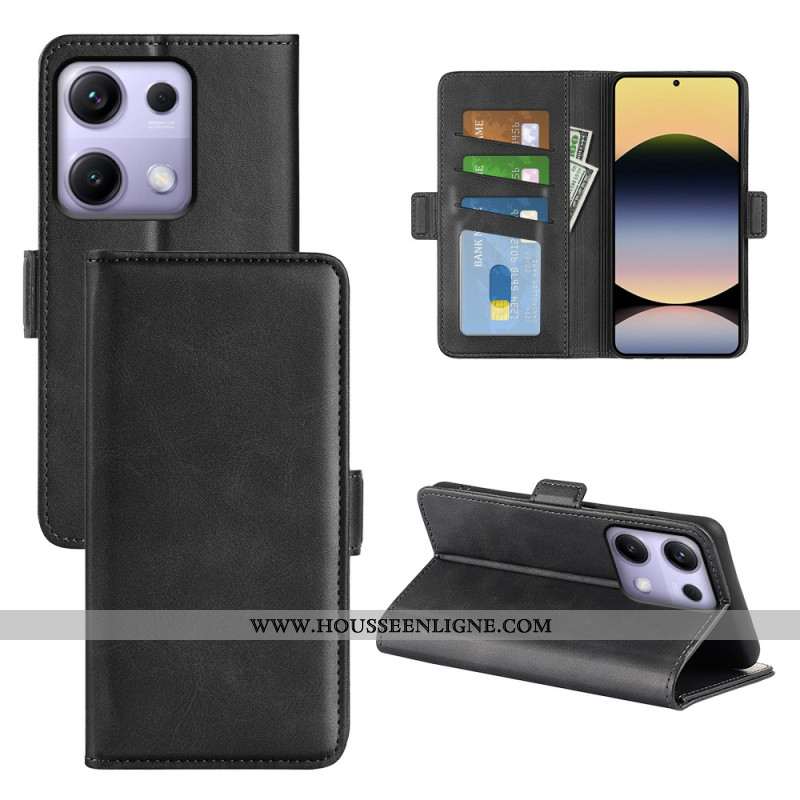 Housse Xiaomi Redmi Note 14S Double Fermoir Magnétique