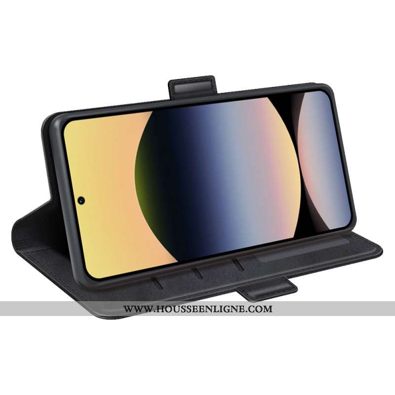 Housse Xiaomi Redmi Note 14S Double Fermoir Magnétique