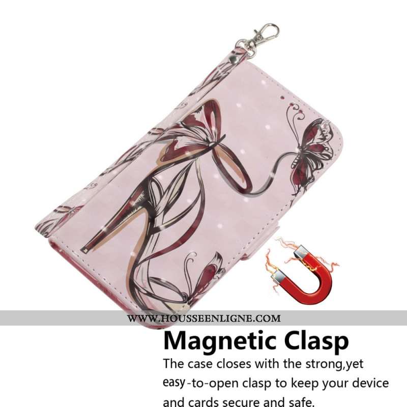 Housse Xiaomi Redmi Note 14S Escarpin à Lanière