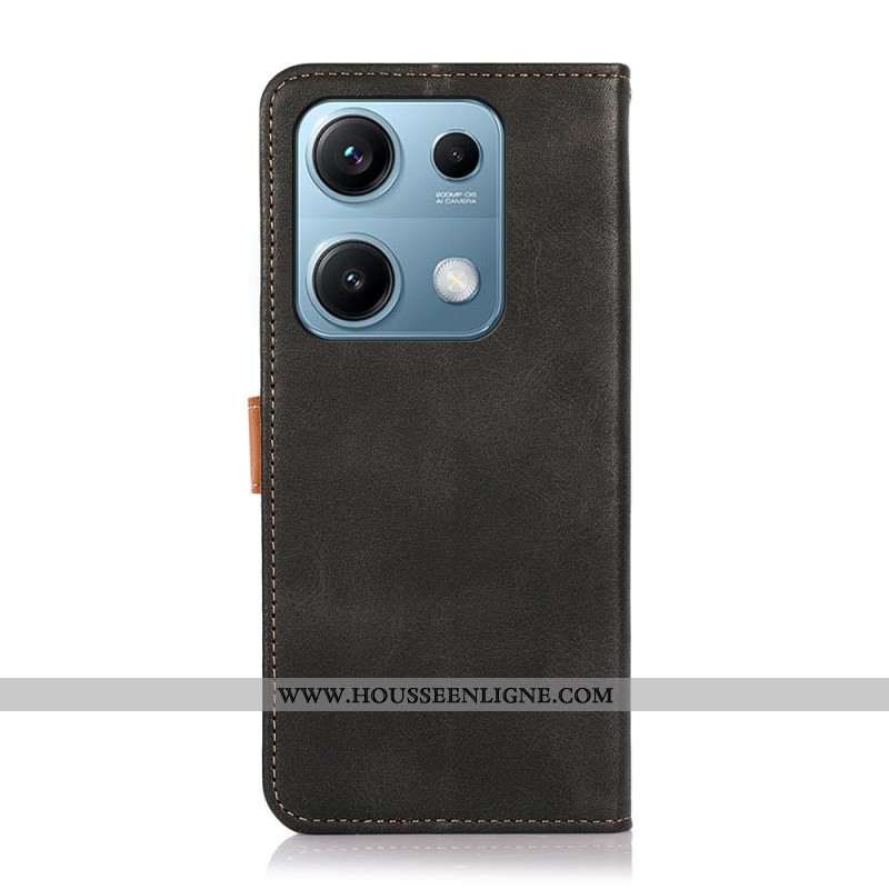 Housse Xiaomi Redmi Note 14S Fermoir Doré KHAZNEH