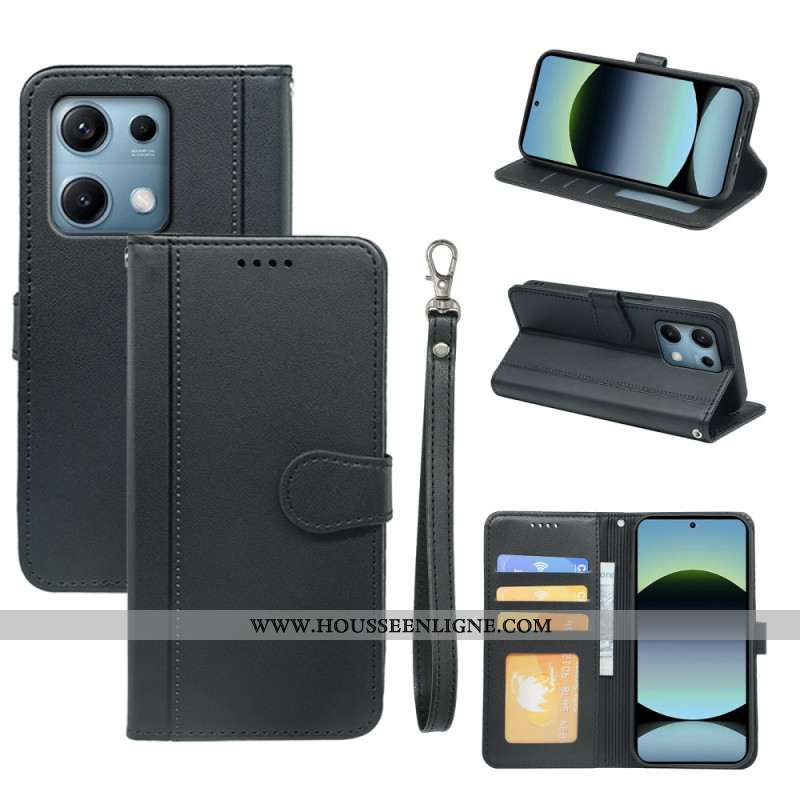 Housse Xiaomi Redmi Note 14S Liseré à Lanière