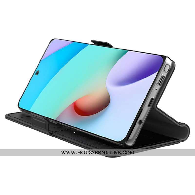 Housse Xiaomi Redmi Note 14S Miroir et Porte-Cartes Amovible
