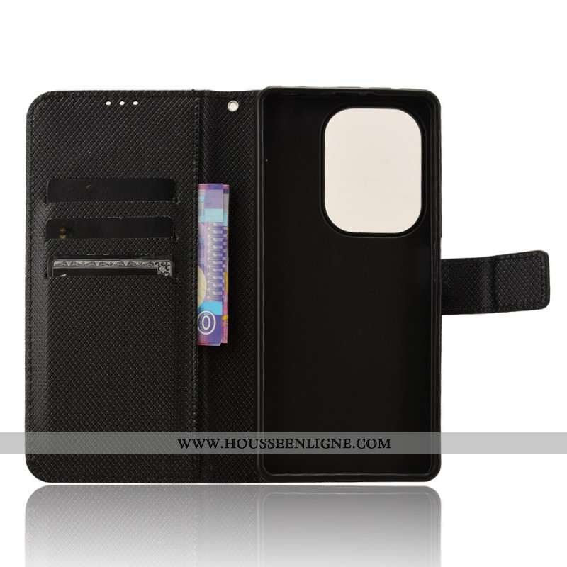 Housse Xiaomi Redmi Note 14S / Note 13 Pro 4G / Poco M6 Pro 4G Simili Cuir Texturé