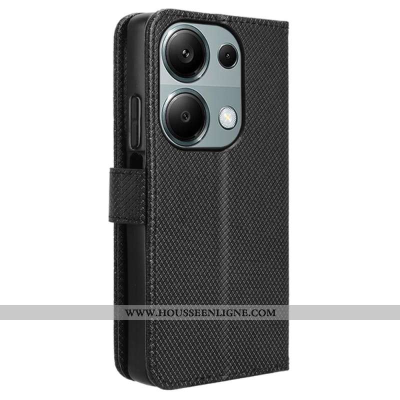 Housse Xiaomi Redmi Note 14S / Note 13 Pro 4G / Poco M6 Pro 4G Simili Cuir Texturé