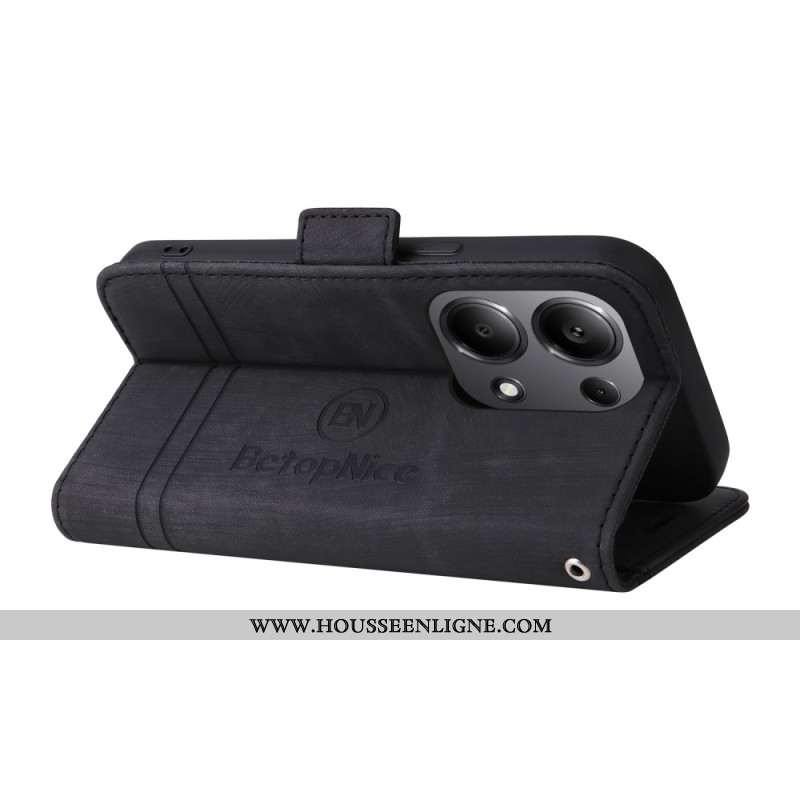 Housse Xiaomi Redmi Note 14S / Note 13 Pro 4G / Poco M6 Pro 4G avec Lanière BETOPNICE