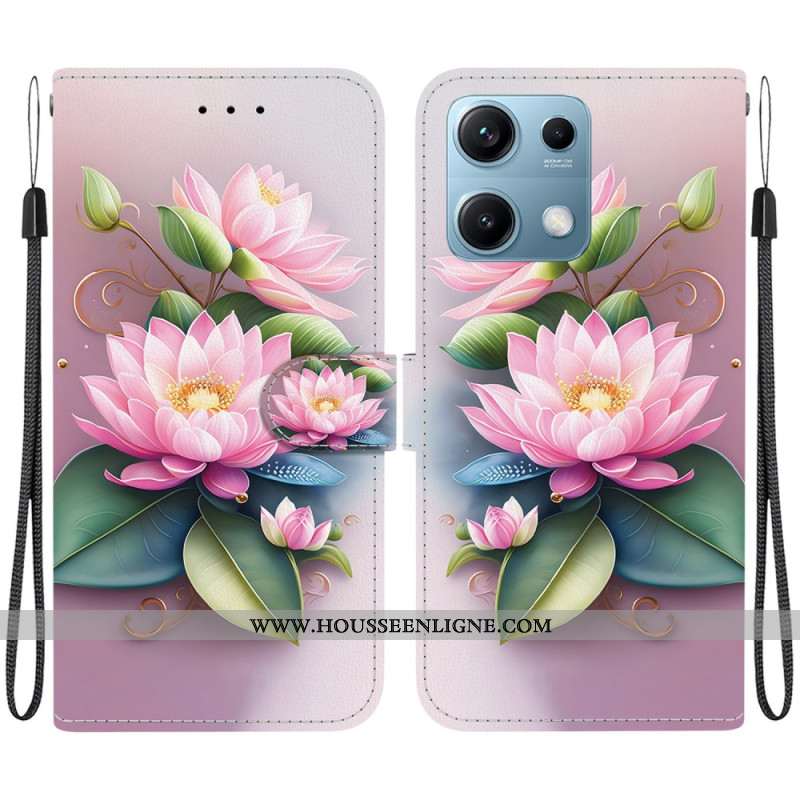 Housse Xiaomi Redmi Note 14S Nénuphards
