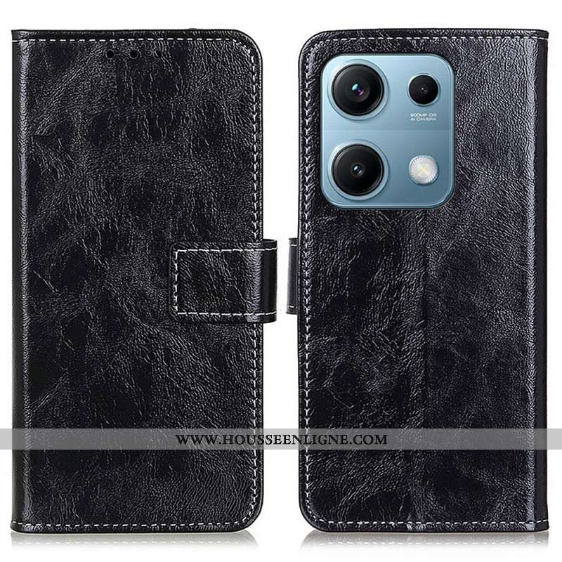 Housse Xiaomi Redmi Note 14S Simili Cuir Brillant