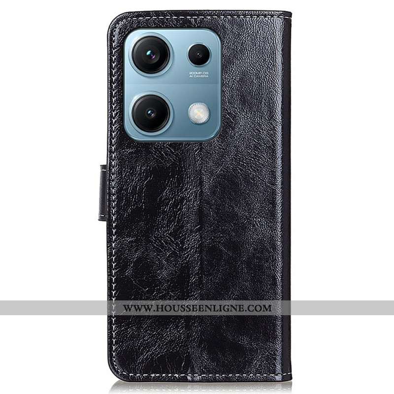 Housse Xiaomi Redmi Note 14S Simili Cuir Brillant