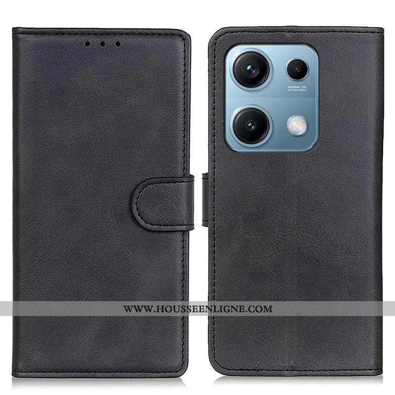 Housse Xiaomi Redmi Note 14S Simili Cuir Mat