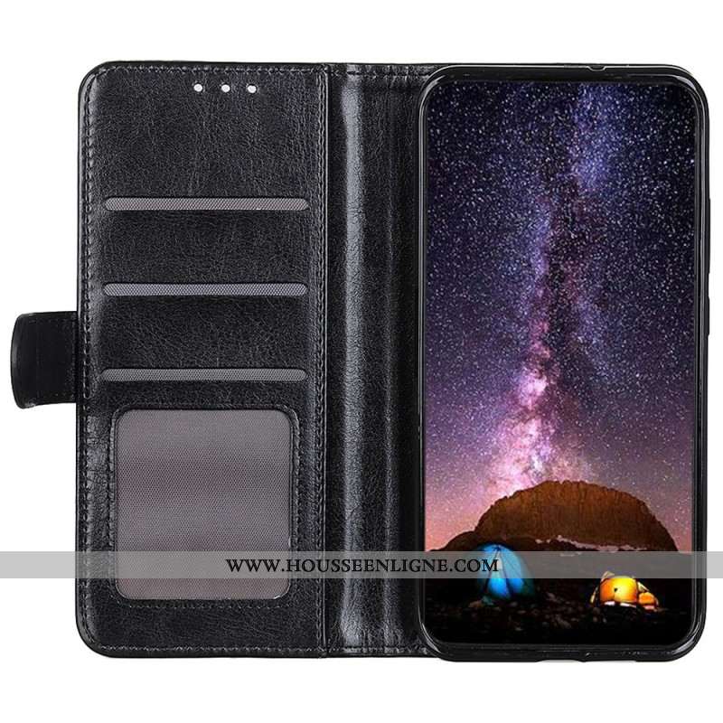 Housse Xiaomi Redmi Note 14S Simili Cuir Verni