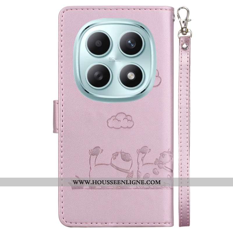 Housse Xiaomi Redmi Note 15 5G / 4G / Poco M8 5G Blocage RFID et Motif Chaton