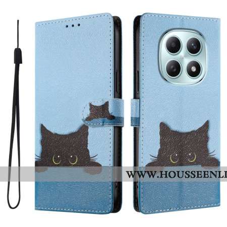 Housse Xiaomi Redmi Note 15 5G / 4G / Poco M8 5G Chat Noir