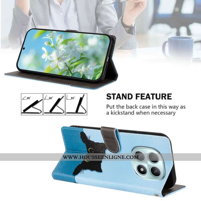 Housse Xiaomi Redmi Note 15 5G / 4G / Poco M8 5G Chat Noir