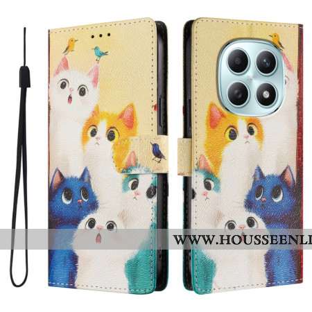 Housse Xiaomi Redmi Note 15 5G / 4G / Poco M8 5G Chats Coloré