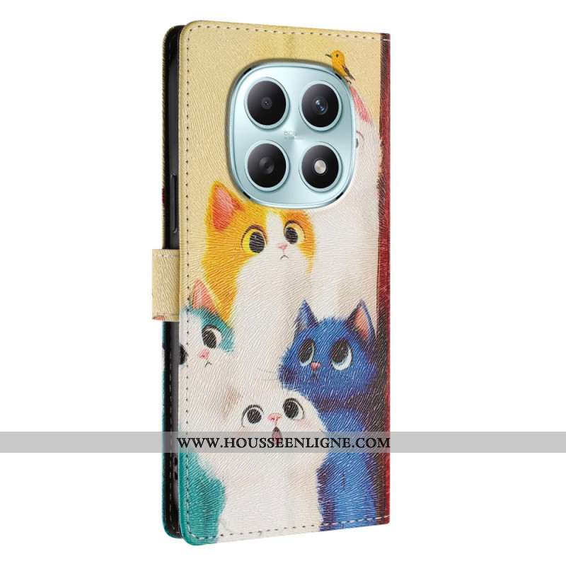 Housse Xiaomi Redmi Note 15 5G / 4G / Poco M8 5G Chats Coloré