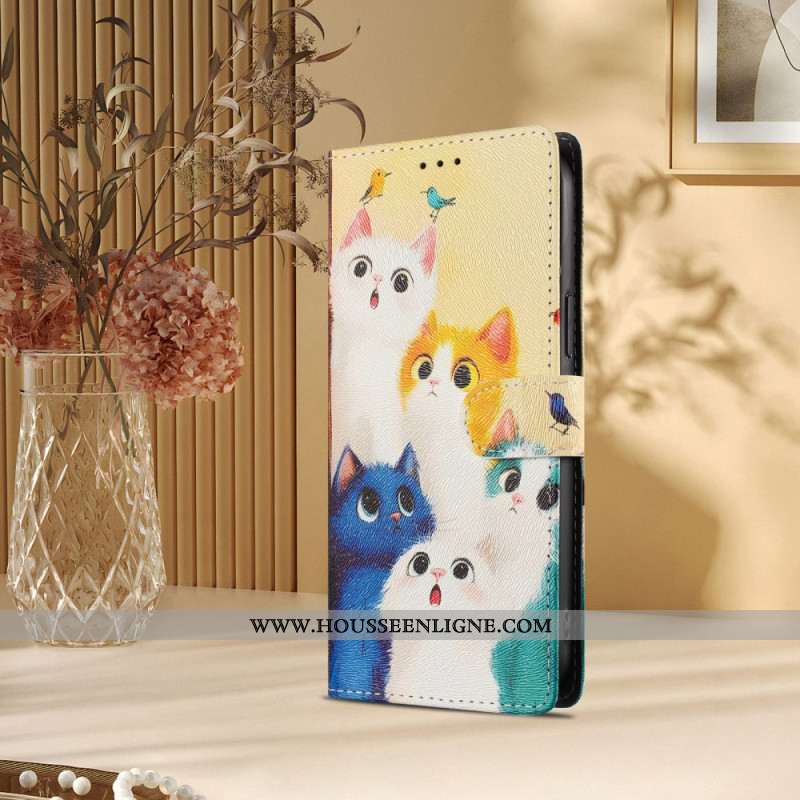 Housse Xiaomi Redmi Note 15 5G / 4G / Poco M8 5G Chats Coloré