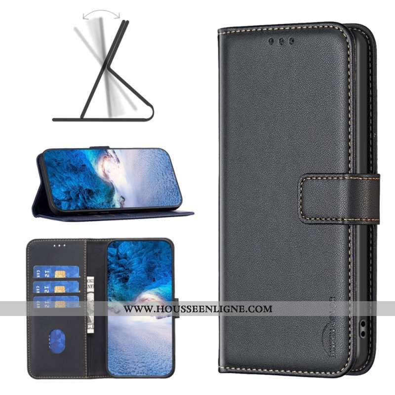 Housse Xiaomi Redmi Note 15 5G / 4G / Poco M8 5G Effet Cuir BINFEN COLOR