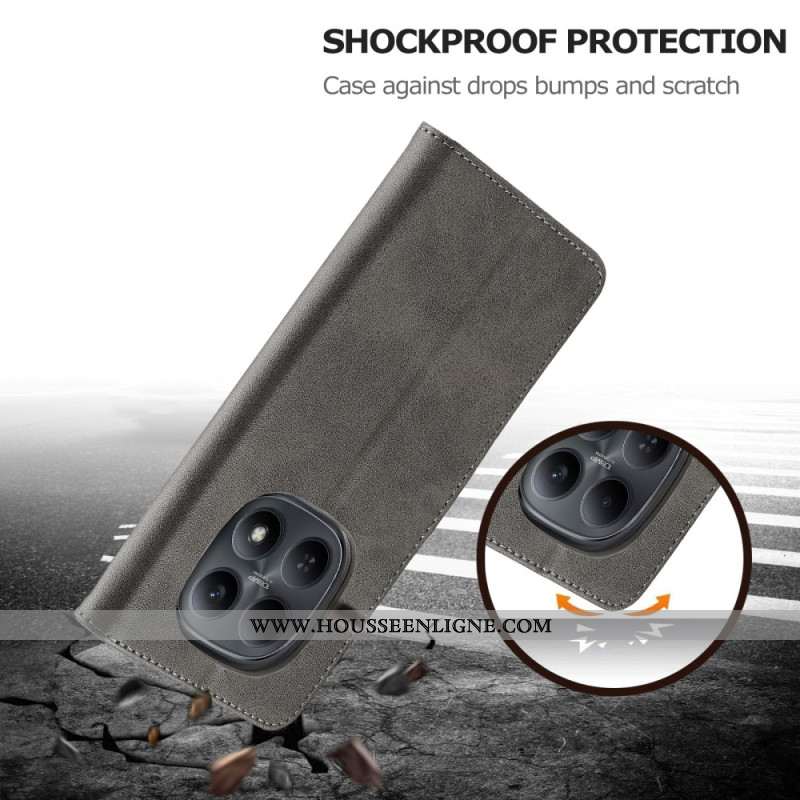 Housse Xiaomi Redmi Note 15 5G / 4G / Poco M8 5G Effet Cuir LC.IMEEKE