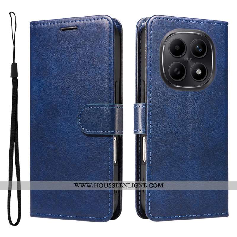 Housse Xiaomi Redmi Note 15 5G / 4G / Poco M8 5G Effet Cuir Uni